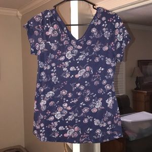 navy blue t-shirt